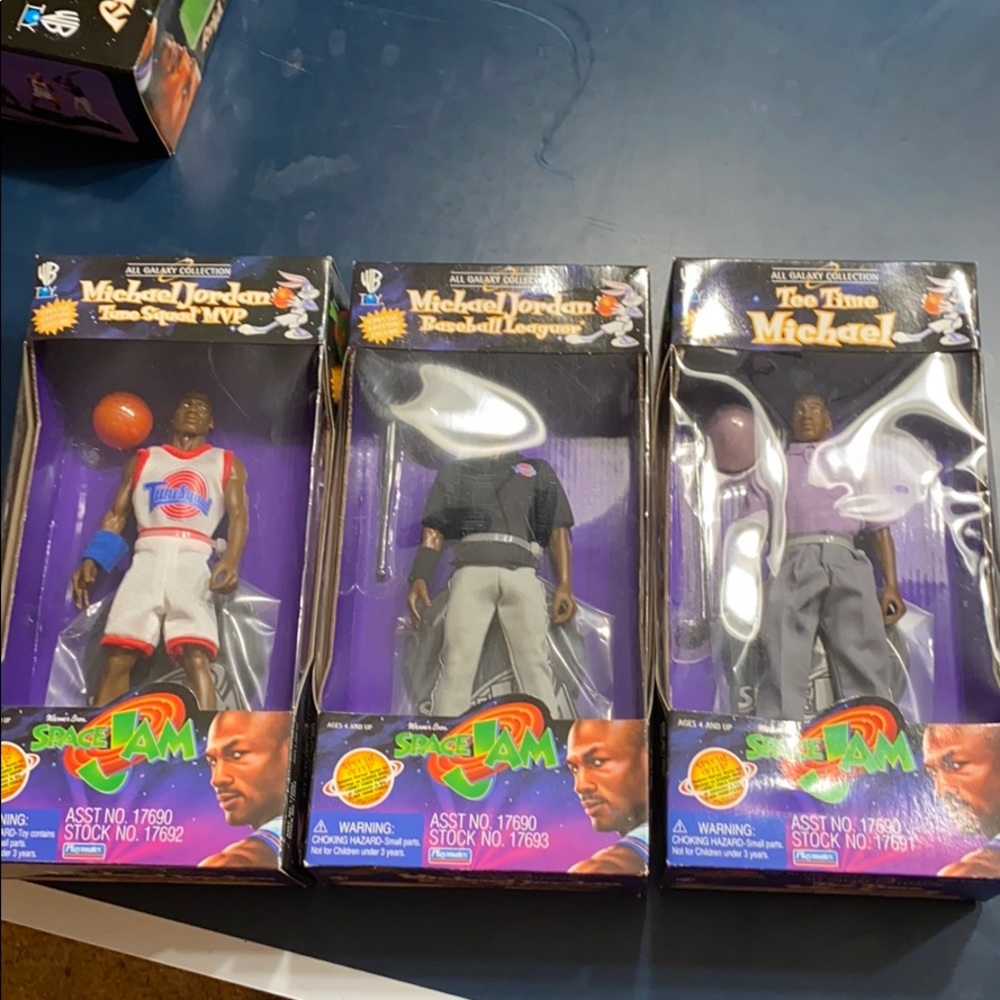 Michael Jordan action figures set of three